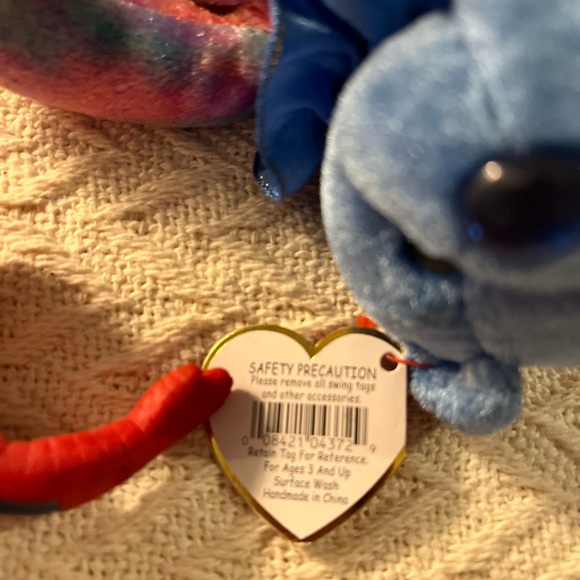 September The Birthday Bear TY Beanie Baby - Picture 3 of 3